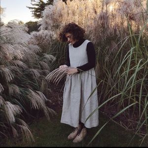 Son De Flor Linen Smock Dress